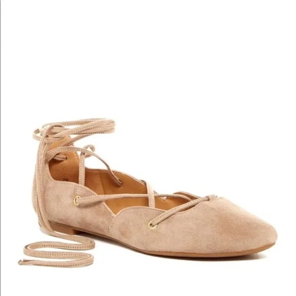 Nine West Suede ankle ties flats